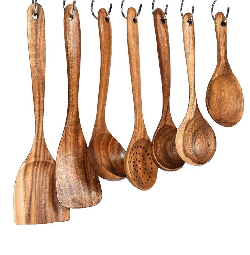 Acacia Wood Spoon SpatulaClorah Acacia Wood Spoon SpatulaClorah