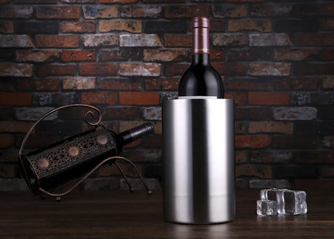 Stainless Steel Double Wall Ice Bucket Stainless Steel Double Wall Ice Bucket