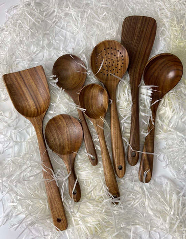 Acacia Wood Spoon SpatulaClorah Acacia Wood Spoon SpatulaClorah