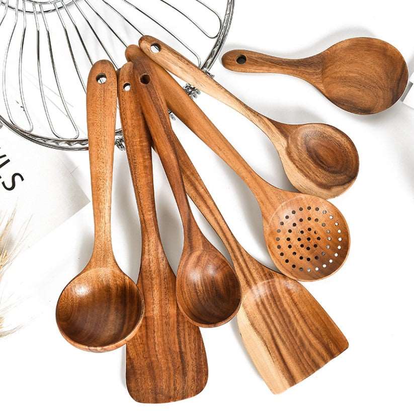 Acacia Wood Spoon SpatulaClorah Acacia Wood Spoon SpatulaClorah