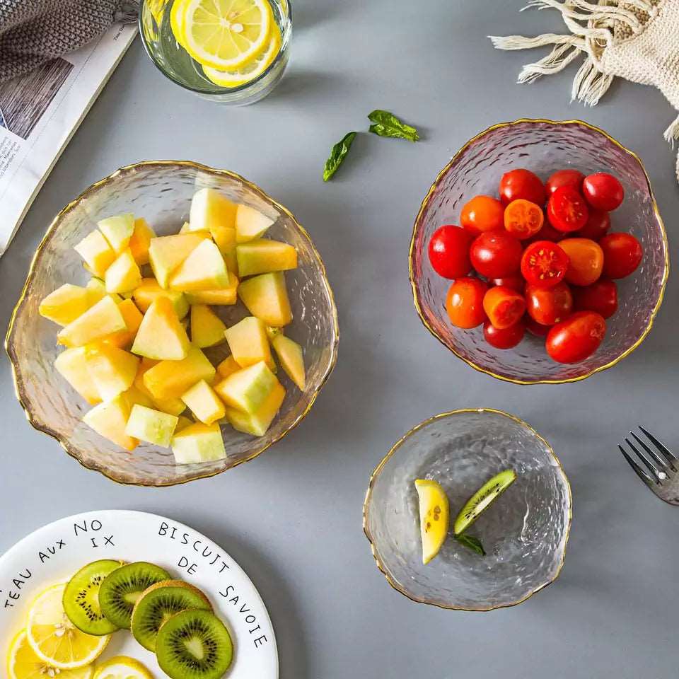 1Pc Creative Irregular Glass Bowl Fruit Ice Cream Salad Bowl Eco-friendly Tableware Soup Noodle Rice Bowls Kitchen Decoration 1Pc Creative Irregular Glass Bowl Fruit Ice Cream Salad Bowl Eco-friendly Tableware Soup Noodle Rice Bowls Kitchen Decoration