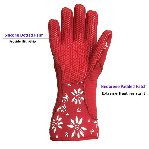 Heat Resistant  Silicone Grilling Mitt Heat Resistant  Silicone Grilling Mitt