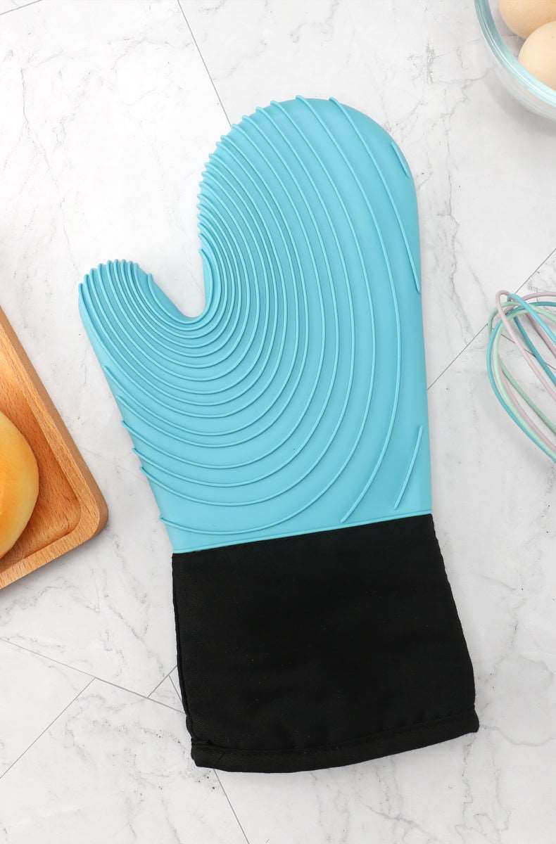 Heat Resistant Soft Cotton Silicone Grilling Gloves Heat Resistant Soft Cotton Silicone Grilling Gloves