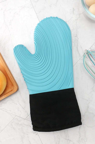 Heat Resistant Soft Cotton Silicone Grilling Gloves Heat Resistant Soft Cotton Silicone Grilling Gloves