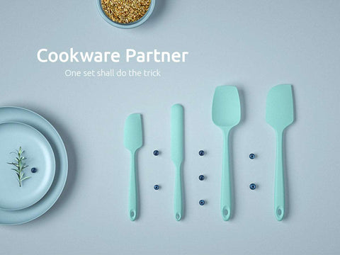 4PCS Silicone Kitchen Spatula Pastry Accessories ToolsClorah 4PCS Silicone Kitchen Spatula Pastry Accessories ToolsClorah