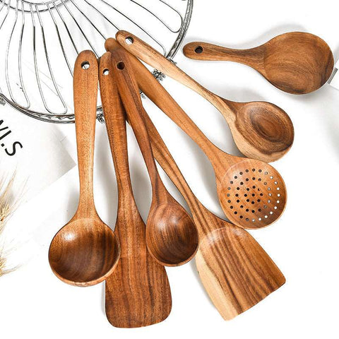 Acacia Wood Spoon SpatulaClorah Acacia Wood Spoon SpatulaClorah