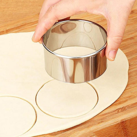 3pcs /Set Stainless Steel Round Dumplings Molds Cutter Maker Cookie Cake Pastry Wrapper Dough Cutting Accessories Kitchen Gadget 3pcs /Set Stainless Steel Round Dumplings Molds Cutter Maker Cookie Cake Pastry Wrapper Dough Cutting Accessories Kitchen Gadget
