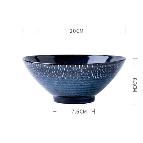 Starry Thread Bowl Ceramic Ramen Bowl Large Soup Bowl Household Hat Bowl Salad Bowl European Tableware Open Bowl Starry Thread Bowl Ceramic Ramen Bowl Large Soup Bowl Household Hat Bowl Salad Bowl European Tableware Open Bowl