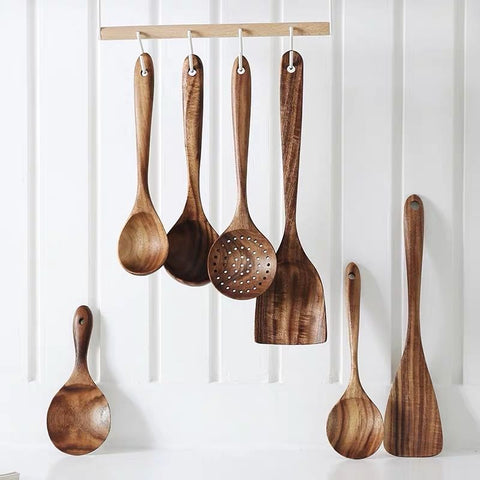 Acacia Wood Spoon SpatulaClorah Acacia Wood Spoon SpatulaClorah