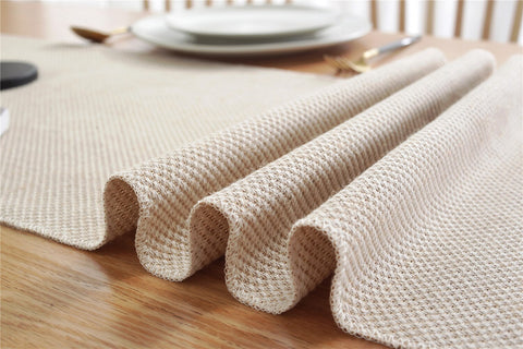 Linen Hand-Woven Tablecloth Decoration Linen Hand-Woven Tablecloth Decoration
