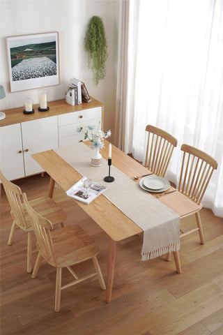 Linen Hand-Woven Tablecloth Decoration Linen Hand-Woven Tablecloth Decoration