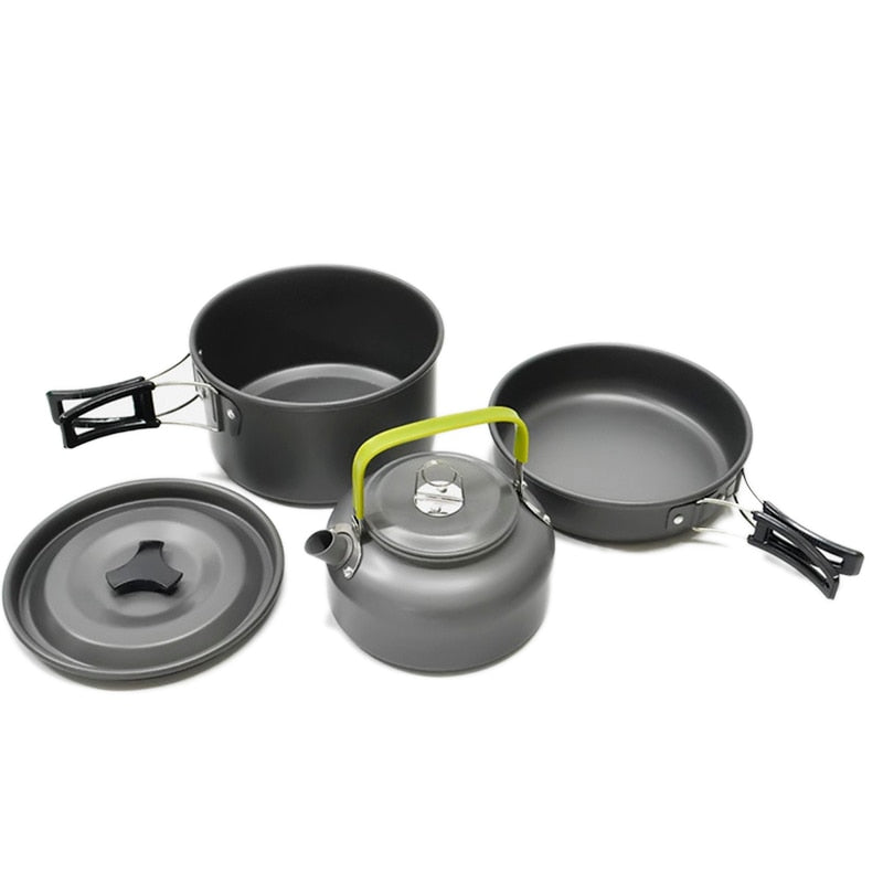 Ultralight Camping Pot Frypan Kettle CookwareClorah Ultralight Camping Pot Frypan Kettle CookwareClorah