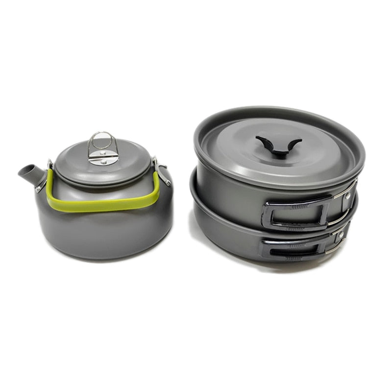 Ultralight Camping Pot Frypan Kettle CookwareClorah Ultralight Camping Pot Frypan Kettle CookwareClorah