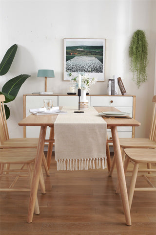 Linen Hand-Woven Tablecloth Decoration Linen Hand-Woven Tablecloth Decoration