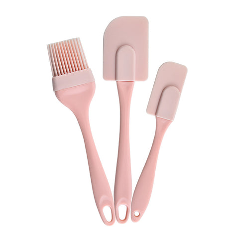 3PCS/ Set Silicone Spatula Barbeque BrushClorah 3PCS/ Set Silicone Spatula Barbeque BrushClorah