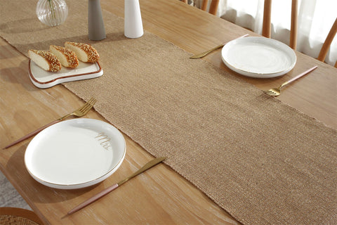 Linen Hand-Woven Tablecloth Decoration Linen Hand-Woven Tablecloth Decoration
