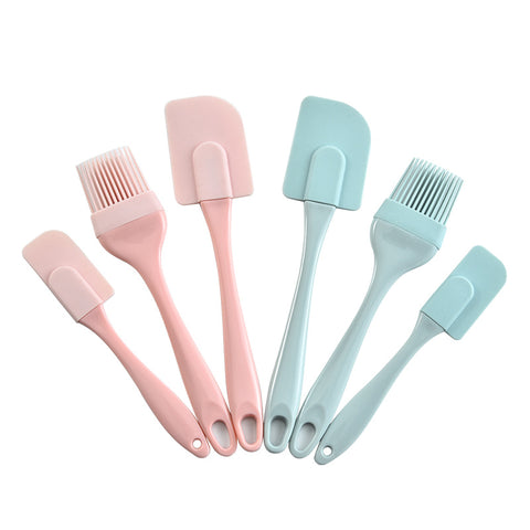 3PCS/ Set Silicone Spatula Barbeque BrushClorah 3PCS/ Set Silicone Spatula Barbeque BrushClorah