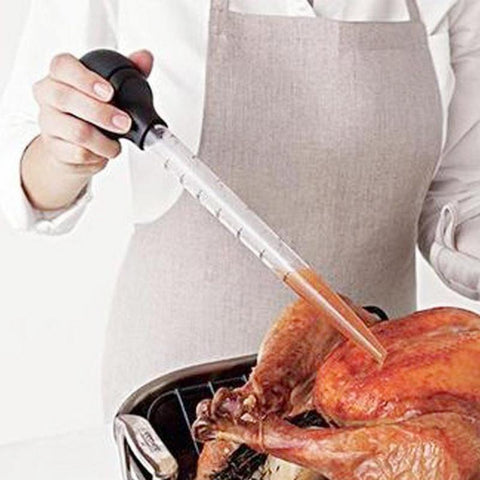 30ml 28cm New Kitchen Cooking Gadgets Turkey Oil Dropper Chicken Barbecue Food Baster  Clear Tube Pipe #3 30ml 28cm New Kitchen Cooking Gadgets Turkey Oil Dropper Chicken Barbecue Food Baster  Clear Tube Pipe #3