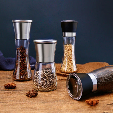 Stainless Steel Salt & Pepper Mills Stainless Steel Salt & Pepper Mills