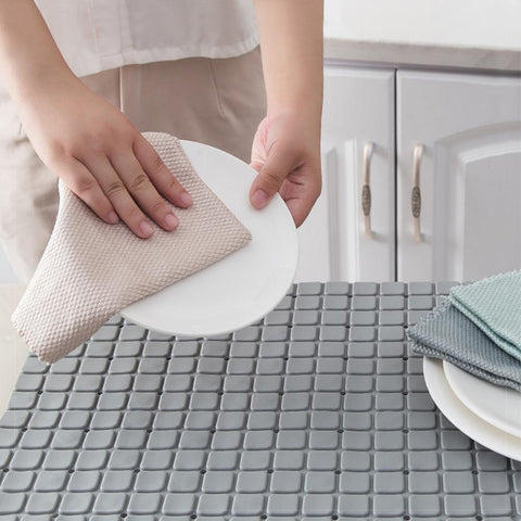 Microfiber Anti-grease Wipe Cloth Cleaning Towel Microfiber Anti-grease Wipe Cloth Cleaning Towel