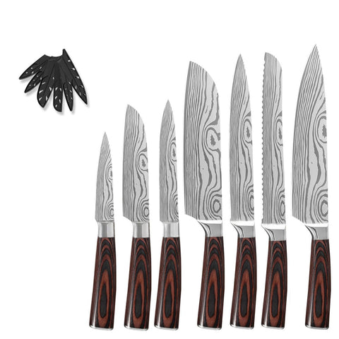 7PCS Kitchen Stainless Steel Knives Set 7PCS Kitchen Stainless Steel Knives Set