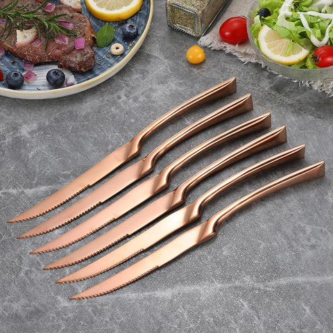 6-Piece Stainless Steel Steak Knife 6-Piece Stainless Steel Steak Knife