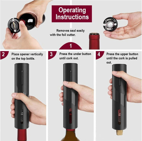 Rechargeable Creative Wine Bottle Opener Set Rechargeable Creative Wine Bottle Opener Set