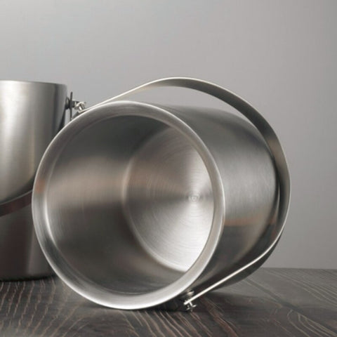Stainless Steel Double Walled Ice Bucket Stainless Steel Double Walled Ice Bucket