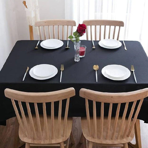 Solid Rectangular Tablecloth Solid Rectangular Tablecloth
