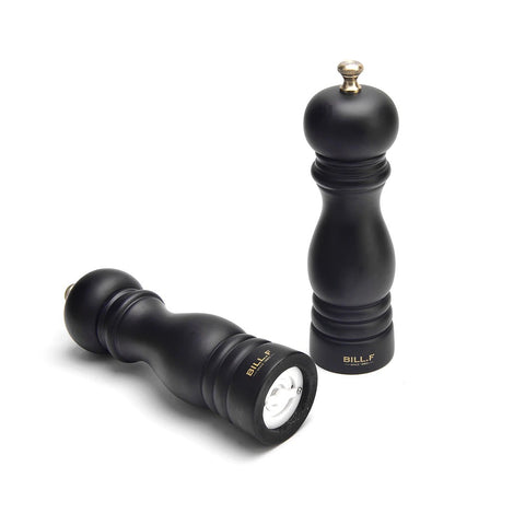 Wood Salt & Pepper Mills with Adjustable Ceramic Rotor Wood Salt & Pepper Mills with Adjustable Ceramic Rotor