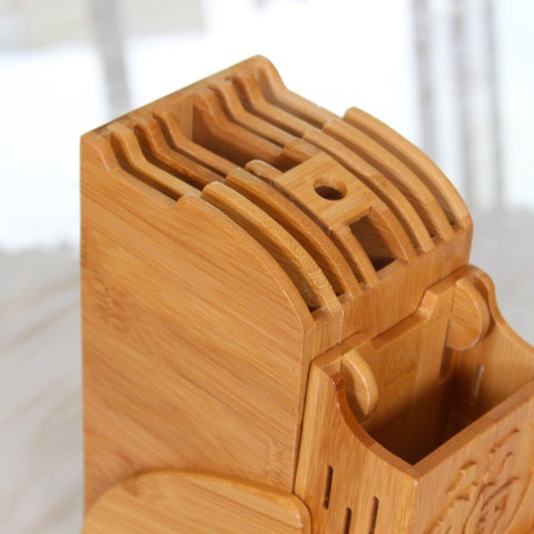 Wood Kitchen Knife Block Wood Kitchen Knife Block