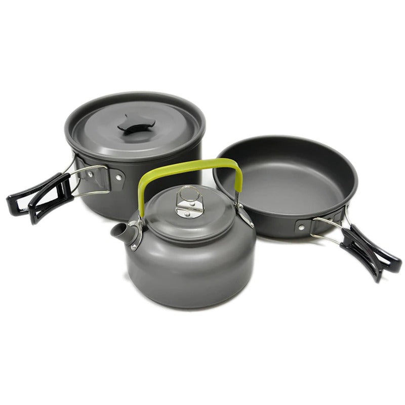 Ultralight Camping Pot Frypan Kettle CookwareClorah Ultralight Camping Pot Frypan Kettle CookwareClorah