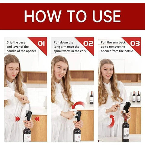 Mintiml Vertical Lever Corkscrew Bottle Openers Mintiml Vertical Lever Corkscrew Bottle Openers