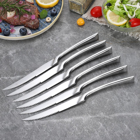 6-Piece Stainless Steel Steak Knife 6-Piece Stainless Steel Steak Knife