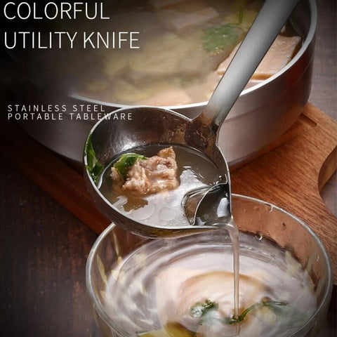 Stainless Steel Fat Skimming Ladle Stainless Steel Fat Skimming Ladle