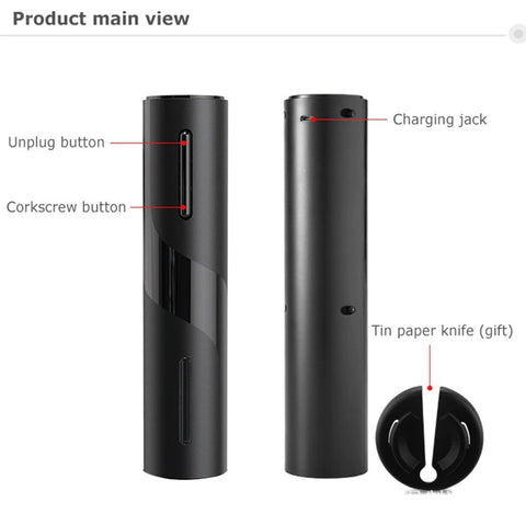 Rechargeable Creative Wine Bottle Opener Set Rechargeable Creative Wine Bottle Opener Set