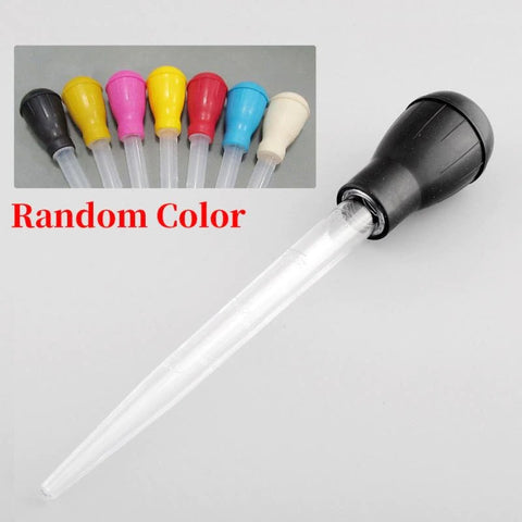 30ml 28cm New Kitchen Cooking Gadgets Turkey Oil Dropper Chicken Barbecue Food Baster  Clear Tube Pipe #3 30ml 28cm New Kitchen Cooking Gadgets Turkey Oil Dropper Chicken Barbecue Food Baster  Clear Tube Pipe #3