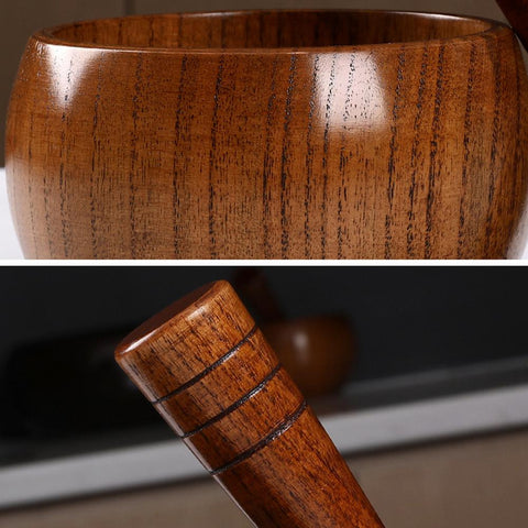 Wooden Mortar & Pestle Wooden Mortar & Pestle