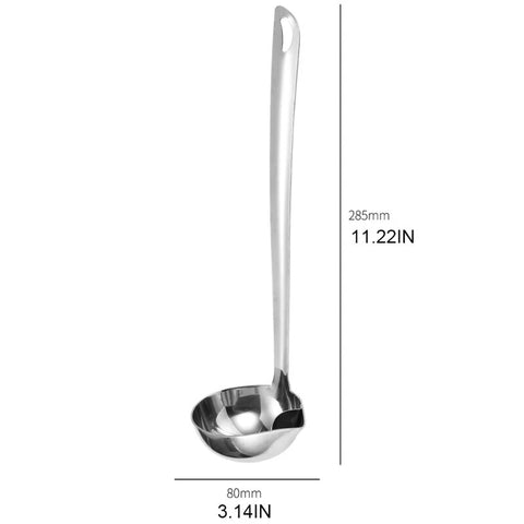 Stainless Steel Fat Skimming Ladle Stainless Steel Fat Skimming Ladle