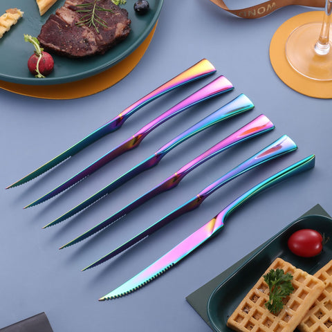 6-Piece Stainless Steel Steak Knife 6-Piece Stainless Steel Steak Knife