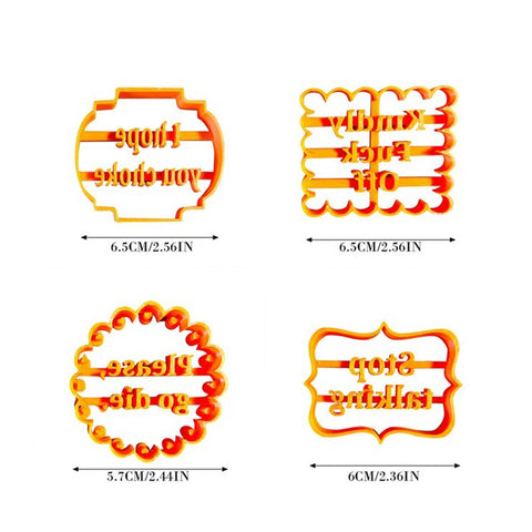 2021 NEW 4PCS Cookie Cutters Molds with Good Wishes Cookie Stamp Pastry Tools Biscuit Mold for Baking Fondant Cutter 2021 NEW 4PCS Cookie Cutters Molds with Good Wishes Cookie Stamp Pastry Tools Biscuit Mold for Baking Fondant Cutter