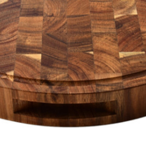 Acacia Wood Round Chopping Board Acacia Wood Round Chopping Board