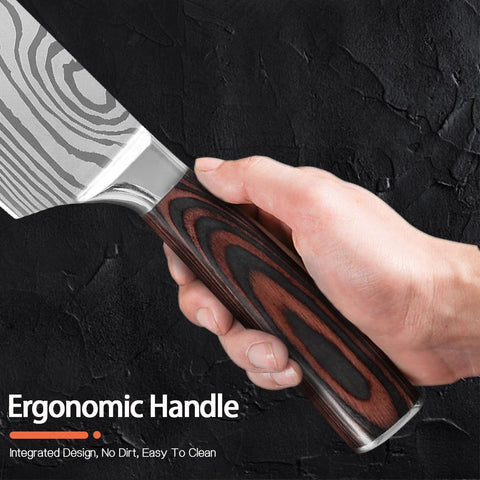 7PCS Kitchen Stainless Steel Knives Set 7PCS Kitchen Stainless Steel Knives Set