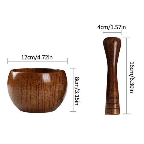 Wooden Mortar & Pestle Wooden Mortar & Pestle