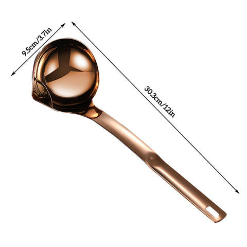 New Trends Stainless Steel Fat Skimming Ladle New Trends Stainless Steel Fat Skimming Ladle