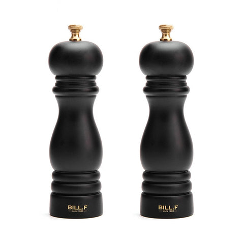 Wood Salt & Pepper Mills with Adjustable Ceramic Rotor Wood Salt & Pepper Mills with Adjustable Ceramic Rotor