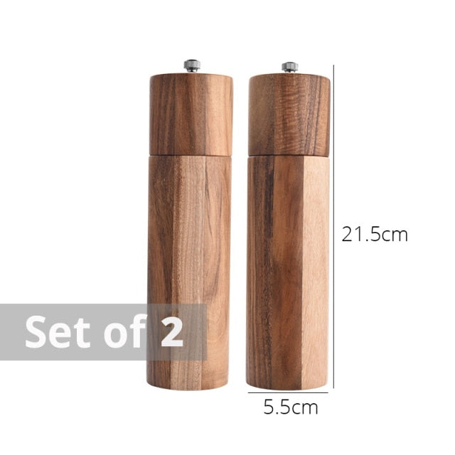 Wooden Salt & Pepper Mills Wooden Salt & Pepper Mills