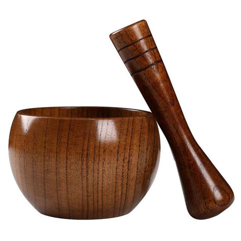Wooden Mortar & Pestle Wooden Mortar & Pestle