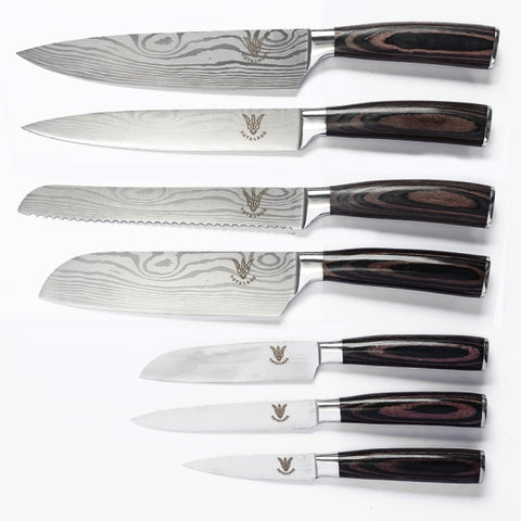 7PCS Kitchen Stainless Steel Knives Set 7PCS Kitchen Stainless Steel Knives Set