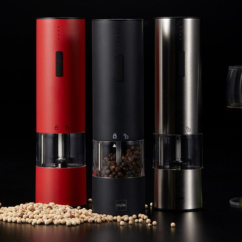 Electric Automatic Salt & Pepper Mills with LED Light Electric Automatic Salt & Pepper Mills with LED Light